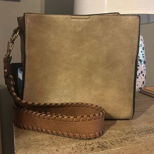 Tan Cross Body Purse